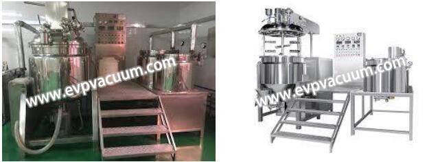 Liquid ring vacuum pump in vacuum emulsifying machine.jpg